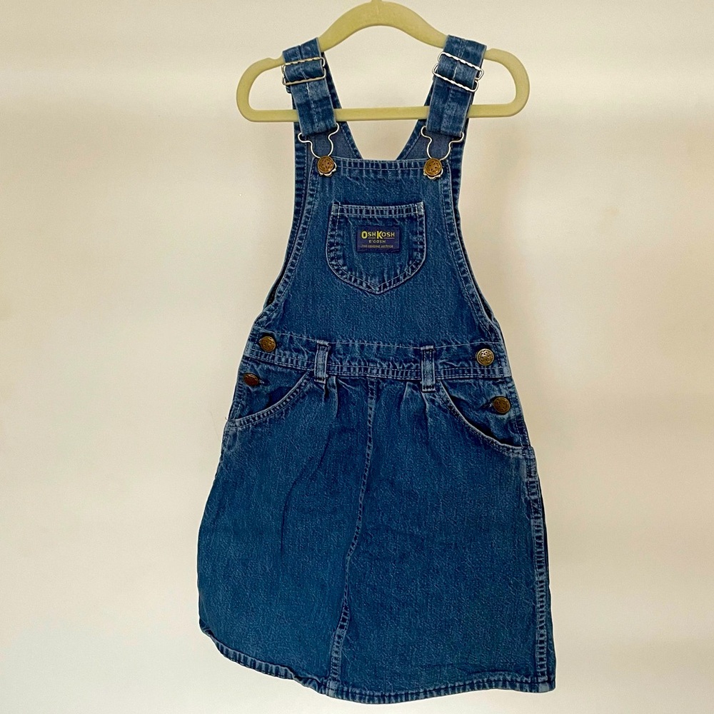 Vintage Oshkosh denim overall dress